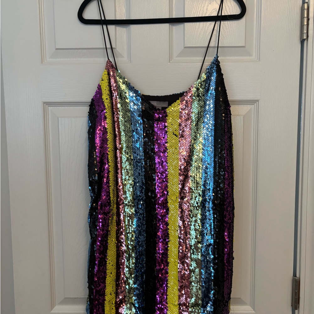 ASOS Colorful Sequin Party Dress